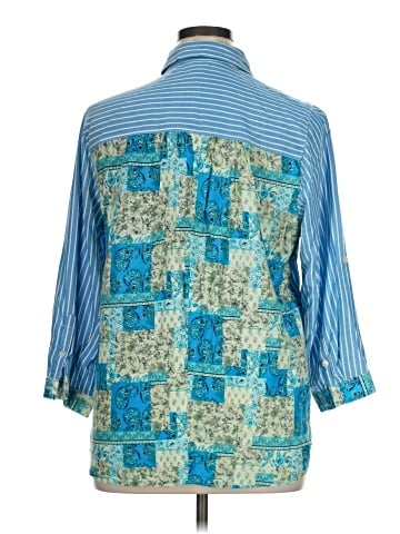 Intro 3/4 Sleeve Button-Down Shirt (view 2)