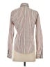 George Stripes Ivory Long Sleeve Button-Down Shirt Size S - photo 2