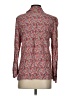 MNG 100% Viscose Floral Pink Long Sleeve Button-Down Shirt Size 4 - photo 2