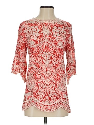 Solitaire 3/4 Sleeve Blouse (view 1)