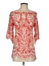 Solitaire Paisley Red 3/4 Sleeve Blouse Size S (estimated) - photo 1