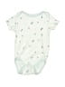 Le Top Print Ivory Short Sleeve Onesie Size 6-9 mo - photo 1