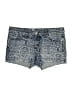 Target Paisley Blue Denim Shorts Size 6 - photo 1
