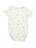 Le Top Print Ivory Short Sleeve Onesie Size 6-9 mo - photo 2