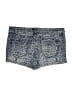 Target Paisley Blue Denim Shorts Size 6 - photo 2