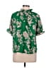 Unbranded 100% Polyester Green Short Sleeve Blouse Size M - photo 1