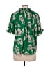 Unbranded 100% Polyester Green Short Sleeve Blouse Size M - photo 2