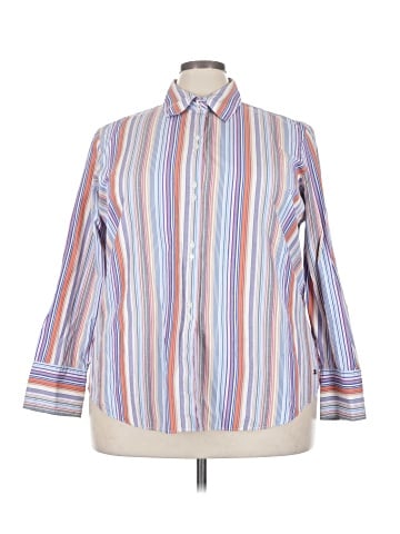Tommy Hilfiger 3/4 Sleeve Button-Down Shirt (view 1)