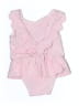 Mud Pie Stripes Pink Two Piece Swimsuit Size 3-6 mo - photo 1