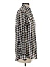 Equipment 100% Silk Checkered-gingham Gray Long Sleeve Silk Top Size XS - photo 4