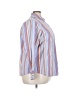 Tommy Hilfiger Stripes Blue 3/4 Sleeve Button-Down Shirt Size 22 - photo 4