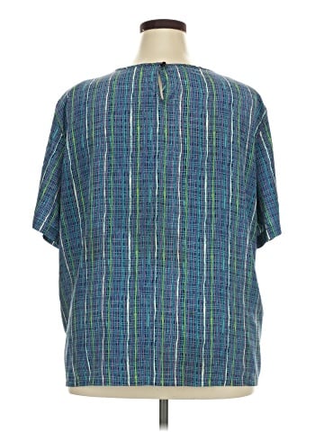 Kathie Lee Short Sleeve Blouse (view 2)
