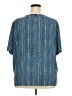 Kathie Lee 100% Polyester Blue Short Sleeve Blouse Size 26W - photo 2