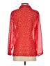 Sag Harbor Polka Dots Red 3/4 Sleeve Blouse Size S - photo 2