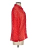 Sag Harbor Polka Dots Red 3/4 Sleeve Blouse Size S - photo 4