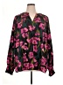 Entro 100% Polyester Green Long Sleeve Blouse Size 1X - photo 1