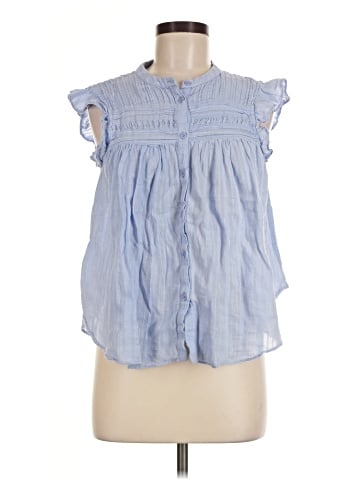 Aqua Sleeveless Blouse (view 1)