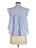 Aqua Blue Sleeveless Blouse Size M - photo 2
