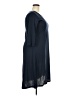 Unbranded Solid Blue Casual Dress Size 2X - photo 4
