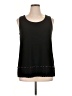 Alfani Black Sleeveless Top Size XL - photo 1