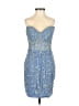 Assorted Brands Blue Cocktail Dress Size S - photo 1