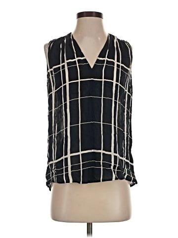 Vince. Sleeveless Silk Top (view 1)