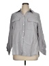 Unbranded Gray 3/4 Sleeve Button-Down Shirt Size XL - photo 1