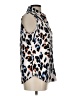 Unbranded Animal Print Silver Sleeveless Blouse Size L - photo 4