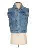 Harley Davidson 100% Cotton Blue Denim Vest Size S - photo 1