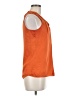 Willi Smith 100% Polyester Orange Sleeveless Blouse Size M - photo 4