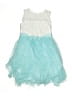 Jona Michelle 100% Polyester Teal Dress Size 8 - photo 2