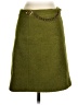 Milly Solid Green Wool Skirt Size S (estimated) - photo 1