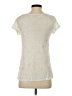 Calypso St. Barth Silver Short Sleeve Blouse Size S - photo 2