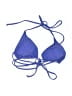 White Fox Tweed Blue Swimsuit Top Size XS - photo 1