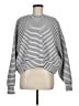 YPB Stripes Gray Pullover Sweater Size M - photo 1