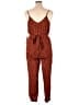 iris 100% Polyester Orange Jumpsuit Size M - photo 2