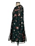 Madewell 100% Polyester Floral Green Casual Dress Size 4 - photo 5