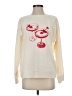 Francesca's Graphic Ivory Sweatshirt Size XS - photo 1