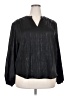 Chico's 100% Polyester Black Long Sleeve Blouse Size XXL (4) - photo 1