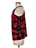 Diana Belle Red Sleeveless Blouse Size M - photo 5