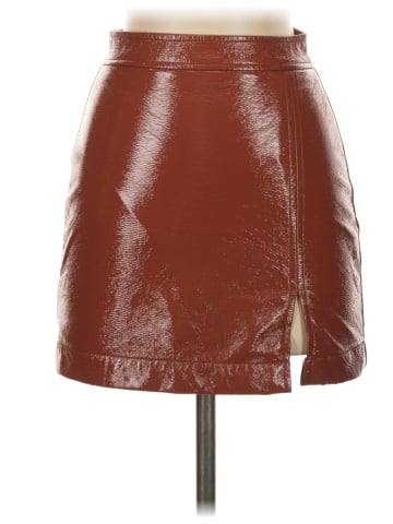 Wilfred Faux Leather Skirt (view 1)