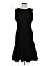 Calvin Klein Solid Black Cocktail Dress Size 0 - photo 1