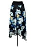 Apt. 9 Floral Blue Casual Skirt Size M - photo 2