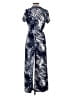 Mlle Gabrielle Print Blue Jumpsuit Size L - photo 2