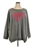 Torrid Gray Sweatshirt Size 5X Plus (5) - photo 1