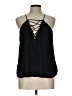 WAYF Black Sleeveless Blouse Size L - photo 1