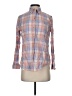 Chaps 100% Cotton Plaid Blue Long Sleeve Button-Down Shirt Size S - photo 1