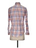Chaps 100% Cotton Plaid Blue Long Sleeve Button-Down Shirt Size S - photo 2