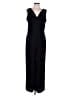 Boden 100% Polyester Solid Black Jumpsuit Size 10 - photo 1