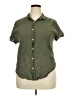Universal Thread Green Short Sleeve Blouse Size XXL - photo 1